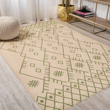 Boho Moroccan Indoor/outdoor Area Rug